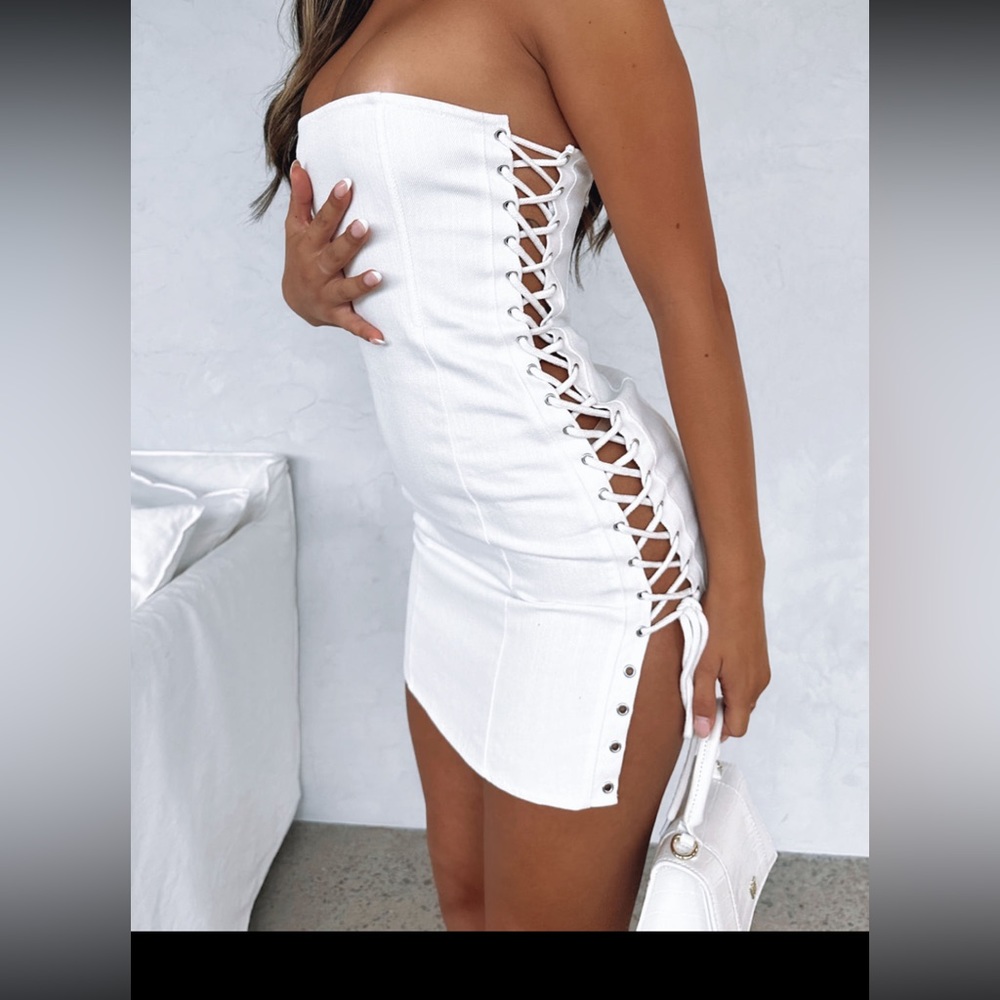 White fox Boutique mini dress